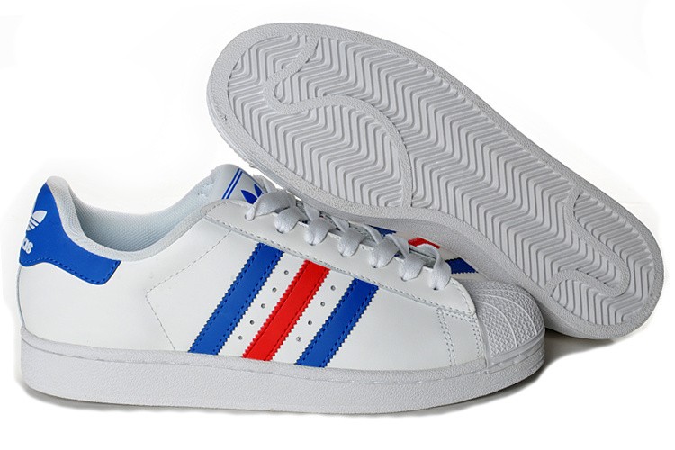 Mens Adidas Original Superstar II G50974 Red/Blue/White